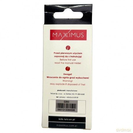 Bateria MAXXIMUS Samsung G360 Core Prime 2250mAh EB-BG360BBC