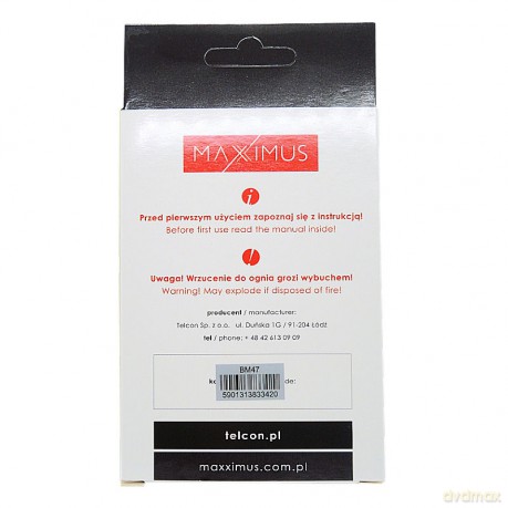 Bateria MAXXIMUS XIAOMI REDMI 4X 4250mAh Li-lon BM47