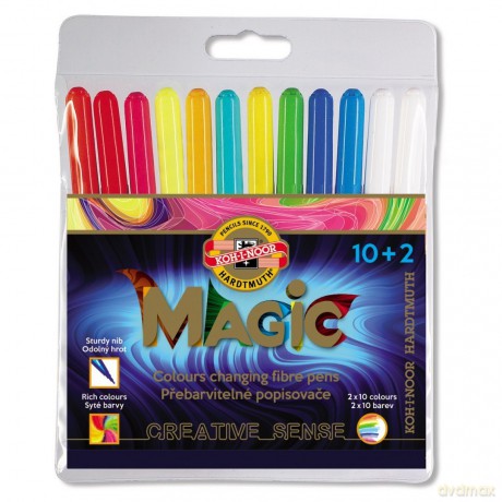 Flamastry Magic 10+2 kolory