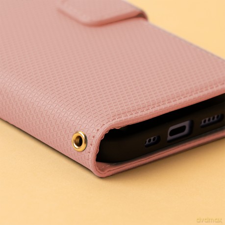 Etui Smart Triangle do Honor 400 Lite różowe