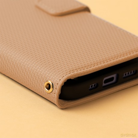 Etui Smart Triangle do Oppo A5 5G brązowe