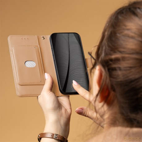 Etui Smart Triangle do Oppo A5 5G brązowe