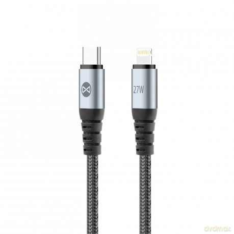 Forever kabel Braix USB-C - Lightning 1,0 m 27W czarny