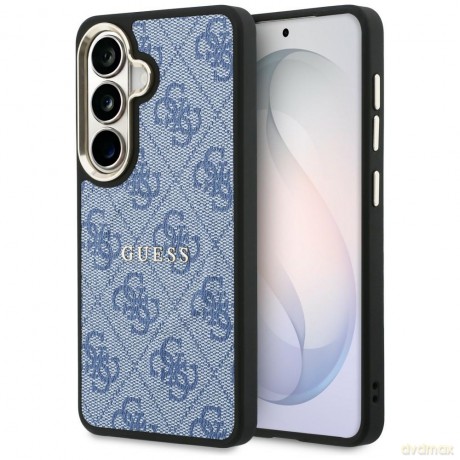 Guess nakładka 4G Embossed Ring MagSafe do Samsung Galaxy S26 Plus niebieska