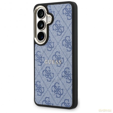 Guess nakładka 4G Embossed Ring MagSafe do Samsung Galaxy S26 Plus niebieska