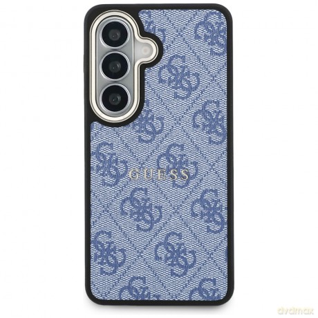Guess nakładka 4G Embossed Ring MagSafe do Samsung Galaxy S26 Plus niebieska
