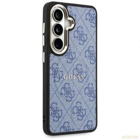 Guess nakładka 4G Embossed Ring MagSafe do Samsung Galaxy S26 Plus niebieska