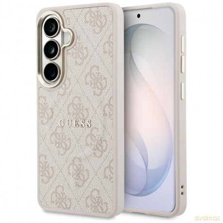Guess nakładka 4G Embossed Ring MagSafe do Samsung Galaxy S26 różowa