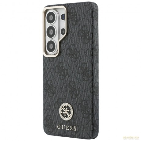 Guess nakładka 4G Rhinestone Round Logo MagSafe do Samsung Galaxy S26 Ultra czarna