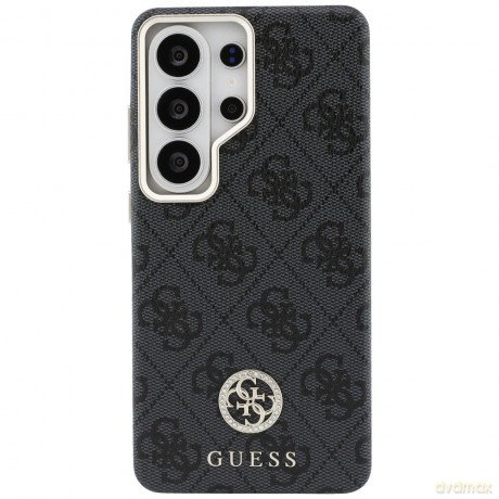 Guess nakładka 4G Rhinestone Round Logo MagSafe do Samsung Galaxy S26 Ultra czarna