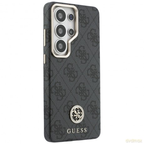 Guess nakładka 4G Rhinestone Round Logo MagSafe do Samsung Galaxy S26 Ultra czarna