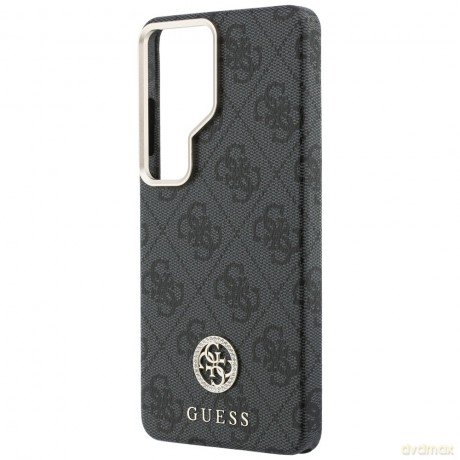 Guess nakładka 4G Rhinestone Round Logo MagSafe do Samsung Galaxy S26 Ultra czarna