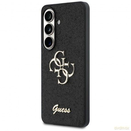 Guess nakładka Fixed Glitter Big 4G Metal Logo do Samsung Galaxy S26 czarna