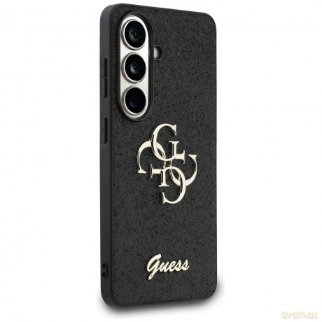 Guess nakładka Fixed Glitter Big 4G Metal Logo do Samsung Galaxy S26 czarna
