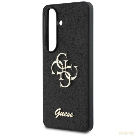 Guess nakładka Fixed Glitter Big 4G Metal Logo do Samsung Galaxy S26 czarna