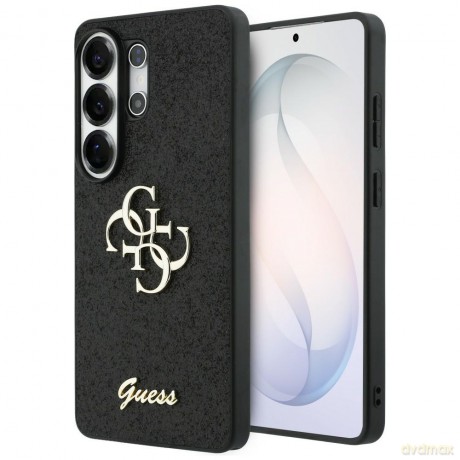 Guess nakładka Fixed Glitter Big 4G Metal Logo do Samsung Galaxy S26 Ultra czarna