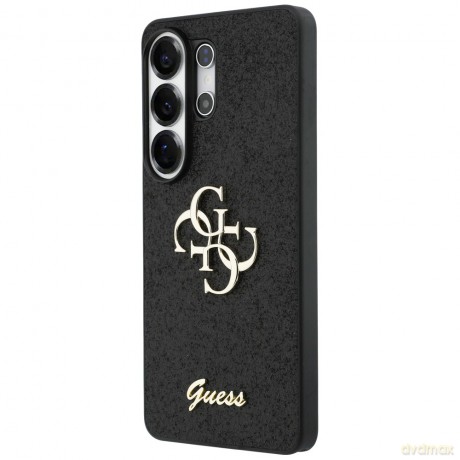 Guess nakładka Fixed Glitter Big 4G Metal Logo do Samsung Galaxy S26 Ultra czarna
