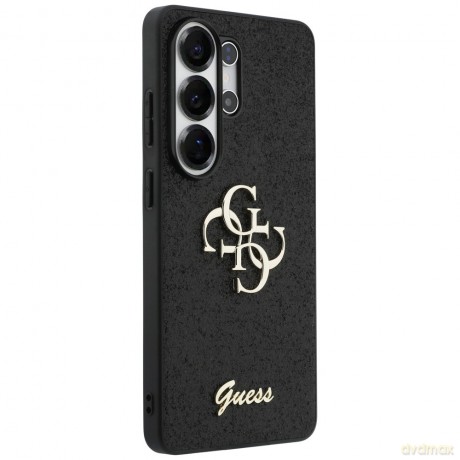 Guess nakładka Fixed Glitter Big 4G Metal Logo do Samsung Galaxy S26 Ultra czarna