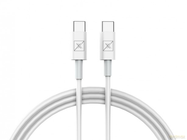KABEL MX SHOCK 20W PD Type-C - Type-C WHITE/BIAŁY