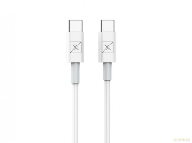 KABEL MX SHOCK 20W PD Type-C - Type-C WHITE/BIAŁY