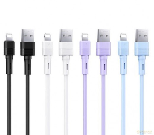 Kabel Remax Leya Series Rc-C093 2.4a Usb/Lightning 1m White