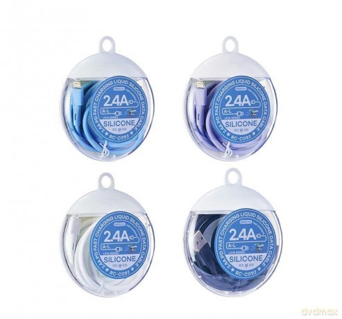 Kabel Remax Leya Series Rc-C093 2.4a Usb/Micro Usb 1m Black