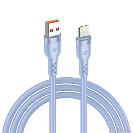Kabel T-Phox Bold Usb/Lightning 3a Sky Blue