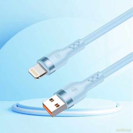 Kabel T-Phox Bold Usb/Lightning 3a Sky Blue