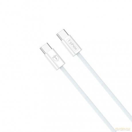 Kabel T-Phox Cc15 Series Usb-C/Usb-C 60w 3a White