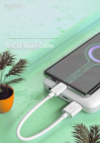 Kabel T-Phox Exceed Usb-C White 0.5m