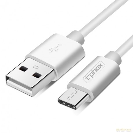 Kabel T-Phox Exceed Usb-C White 0.5m