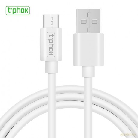 Kabel T-Phox Exceed Usb-C White 1m