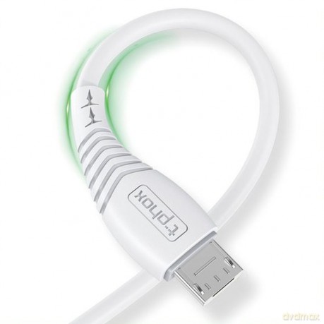 Kabel T-Phox Nature Micro Usb White 1.2m 3a