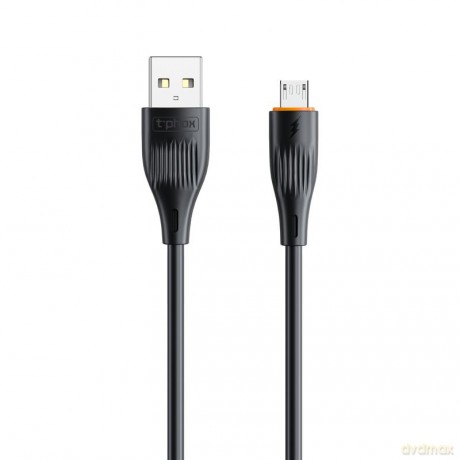 Kabel T-Phox X-Lite Micro Usb Black 1m 3a