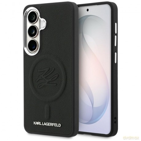 Karl Lagerfeld nakładka Embossed Ring Initials MagSafe do Samsung Galaxy S26 czarna