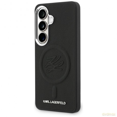 Karl Lagerfeld nakładka Embossed Ring Initials MagSafe do Samsung Galaxy S26 czarna