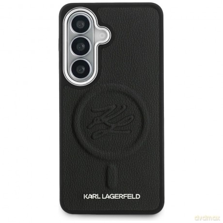 Karl Lagerfeld nakładka Embossed Ring Initials MagSafe do Samsung Galaxy S26 czarna