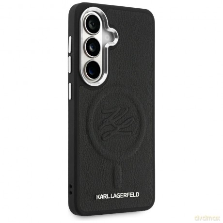 Karl Lagerfeld nakładka Embossed Ring Initials MagSafe do Samsung Galaxy S26 Plus czarna