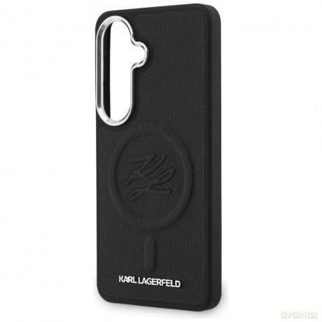 Karl Lagerfeld nakładka Embossed Ring Initials MagSafe do Samsung Galaxy S26 Plus czarna
