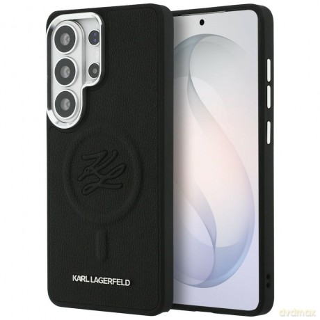 Karl Lagerfeld nakładka Embossed Ring Initials MagSafe do Samsung Galaxy S26 Ultra czarna