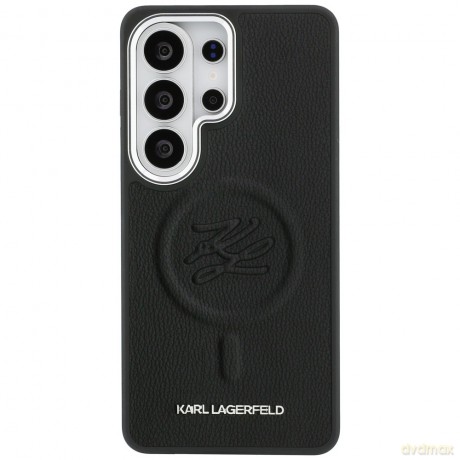 Karl Lagerfeld nakładka Embossed Ring Initials MagSafe do Samsung Galaxy S26 Ultra czarna