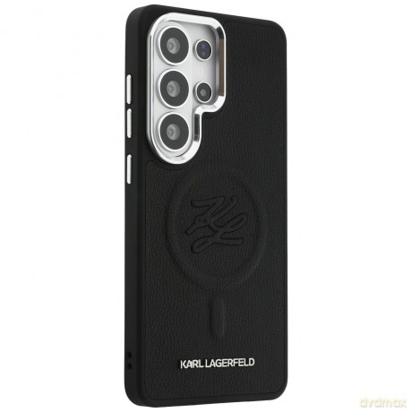 Karl Lagerfeld nakładka Embossed Ring Initials MagSafe do Samsung Galaxy S26 Ultra czarna