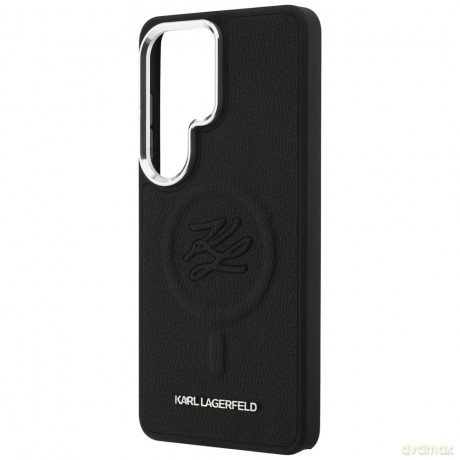 Karl Lagerfeld nakładka Embossed Ring Initials MagSafe do Samsung Galaxy S26 Ultra czarna