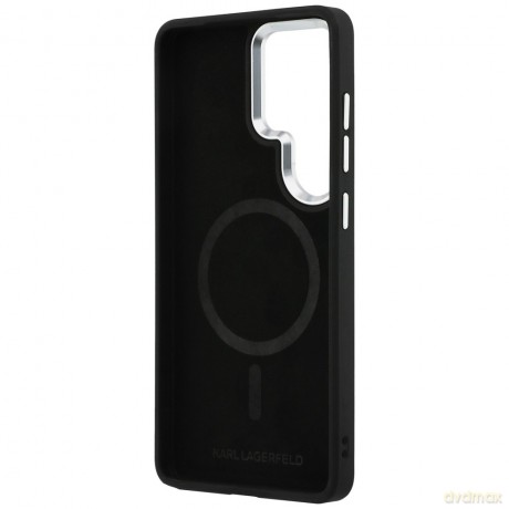 Karl Lagerfeld nakładka Embossed Ring Initials MagSafe do Samsung Galaxy S26 Ultra czarna