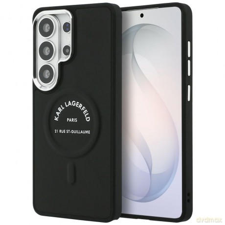 Karl Lagerfeld nakładka Embossed Ring RSG Logo MagSafe do Samsung Galaxy S26 Ultra czarna