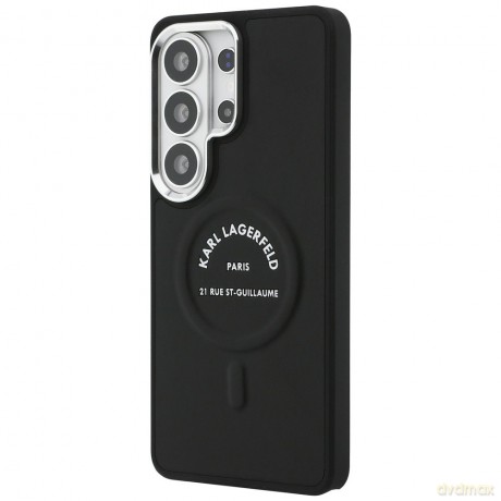 Karl Lagerfeld nakładka Embossed Ring RSG Logo MagSafe do Samsung Galaxy S26 Ultra czarna