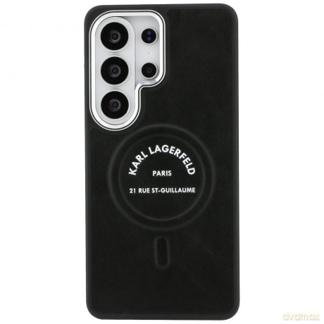 Karl Lagerfeld nakładka Embossed Ring RSG Logo MagSafe do Samsung Galaxy S26 Ultra czarna