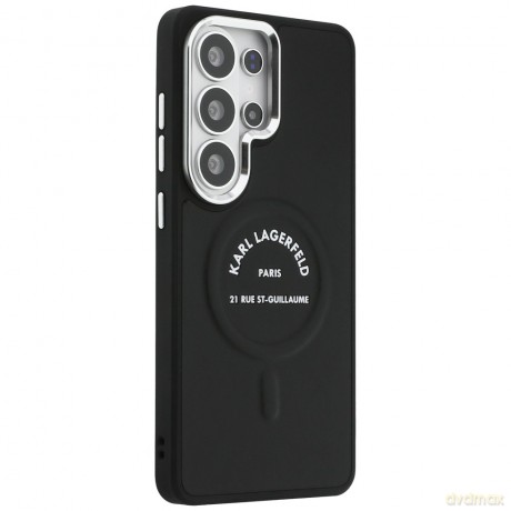 Karl Lagerfeld nakładka Embossed Ring RSG Logo MagSafe do Samsung Galaxy S26 Ultra czarna