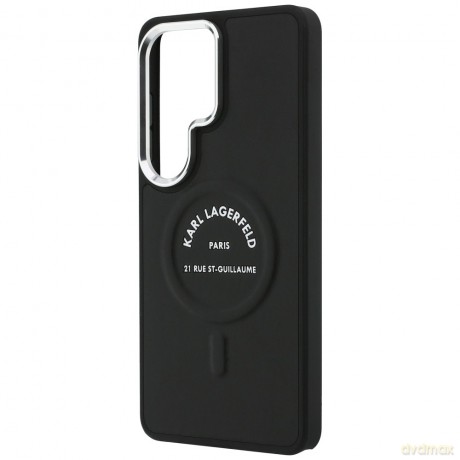 Karl Lagerfeld nakładka Embossed Ring RSG Logo MagSafe do Samsung Galaxy S26 Ultra czarna