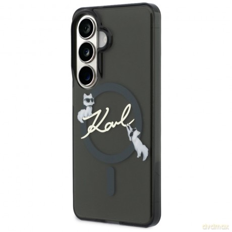 Karl Lagerfeld nakładka IML KC Script MagSafe do Samsung Galaxy S26 Plus czarna